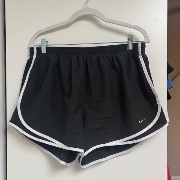 Nike Pants - Nike Women's Gray Athletic Shorts with White Trim